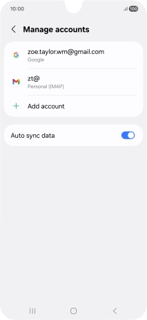 Press the Home key to return to the home screen.