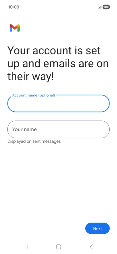 Press the field below 