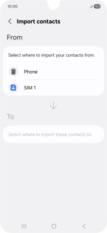 Press the name of the SIM.