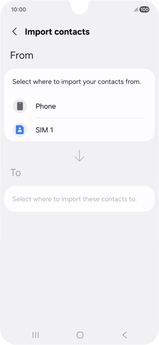 Press the name of the SIM.