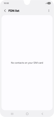 Press the menu icon.