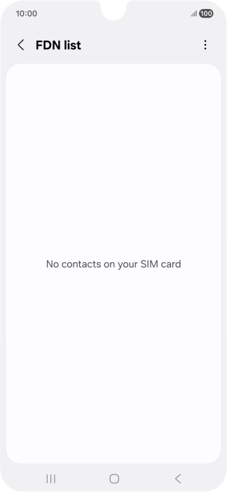 Press the menu icon.