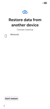 Press the required backup and your phone restores the content of the selected backup. Subsequently, follow the instructions on the screen to set up your phone and prepare it for use.