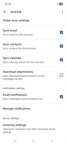 Press the field next to 
