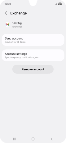 Press Remove account.