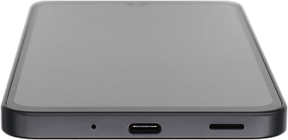 Connect the data cable to the socket and to your computer's USB port.