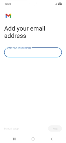 Press the field below 