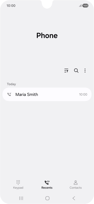 Press the required number.