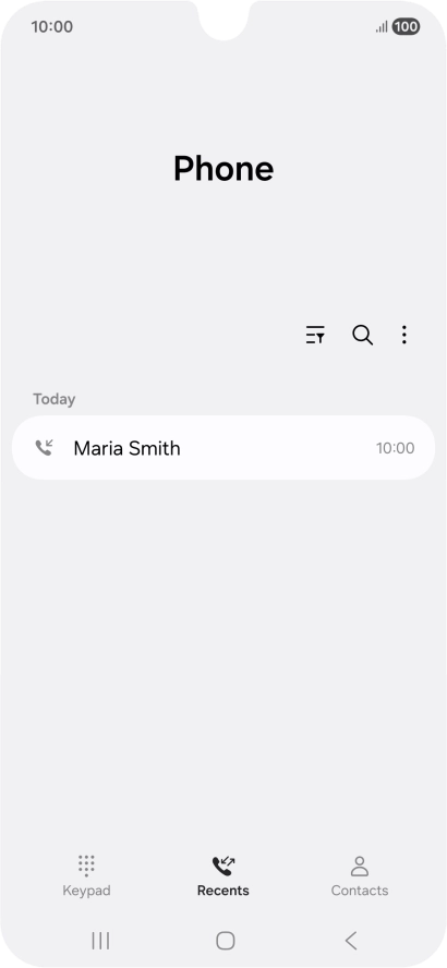 Press the required number.