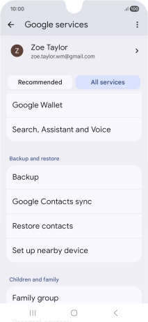 Press Search, Assistant and Voice.