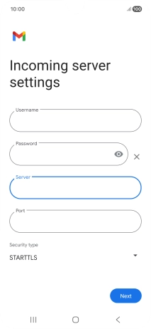 Press the field below 