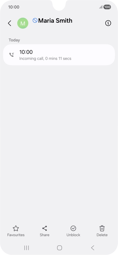 Press the Home key to return to the home screen.