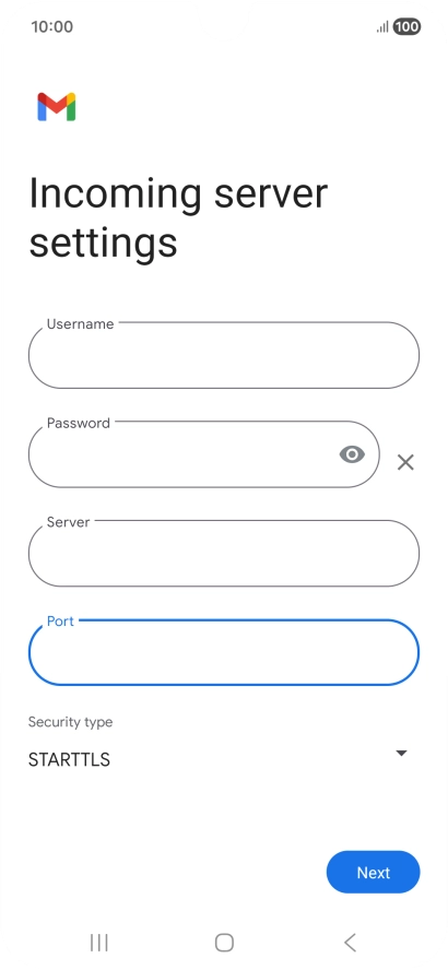 Press the drop down list below 
