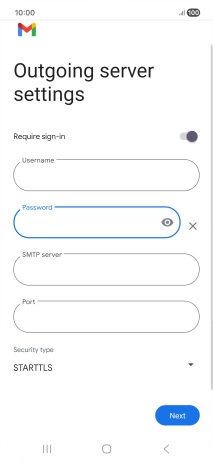 Press the field below 