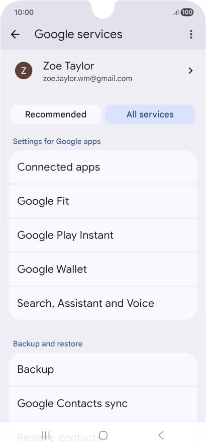 Press Search, Assistant and Voice.