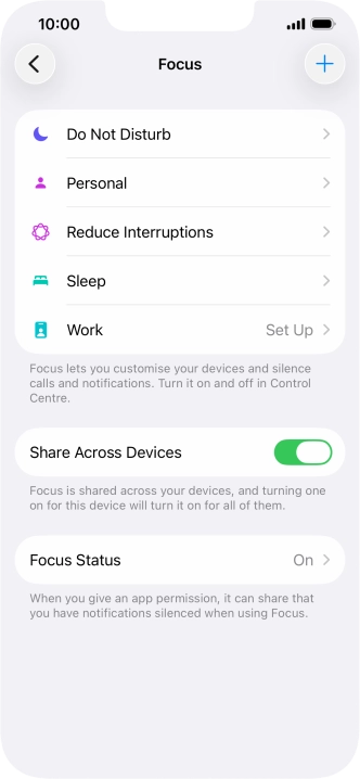 Press Do Not Disturb. Press Do Not Disturb.