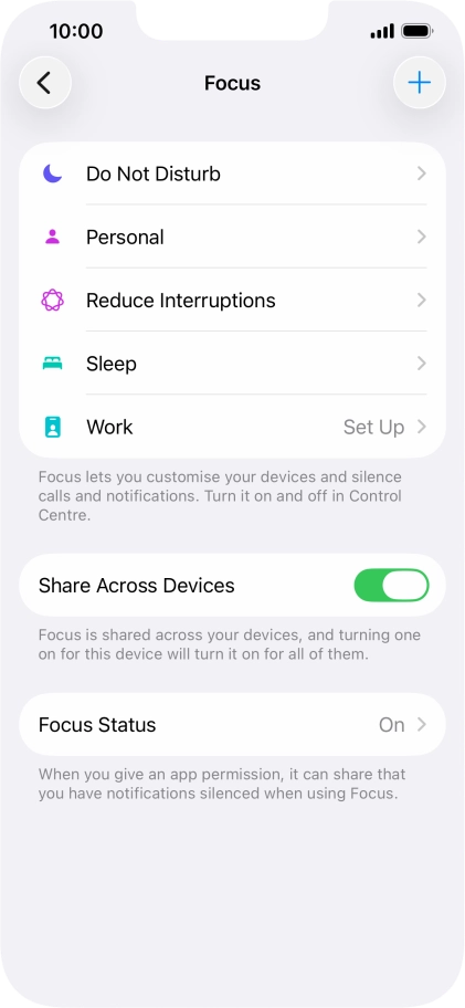 Press Do Not Disturb. Press Do Not Disturb.