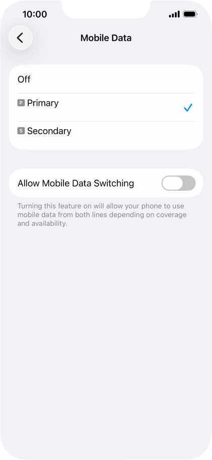 Press the required price plan. Press the required price plan.