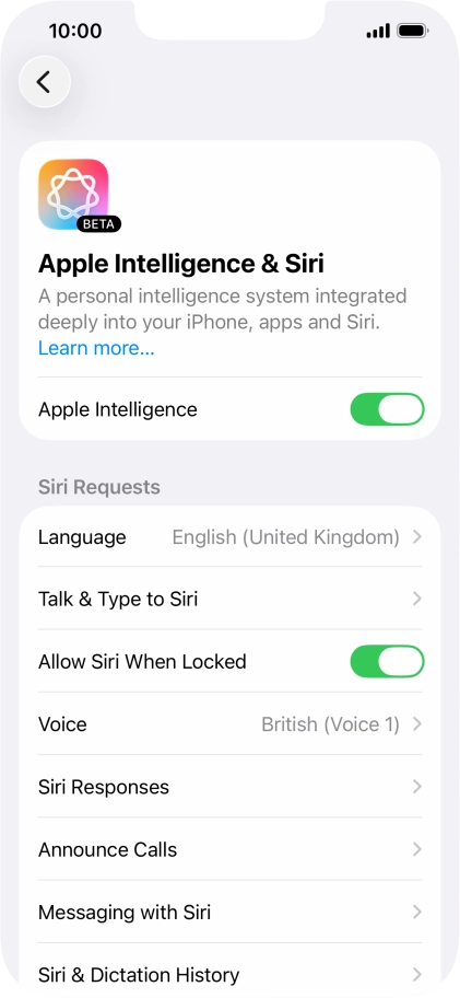Press Talk & Type to Siri. Press Talk & Type to Siri.