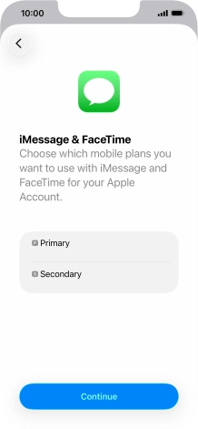 Press the required price plan.