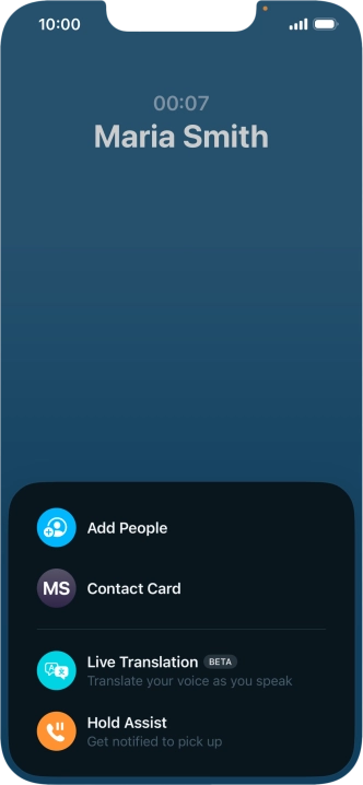 Press Live Translation and follow the instructions on the screen to select the required language settings. Press Live Translation and follow the instructions on the screen to select the required language settings.