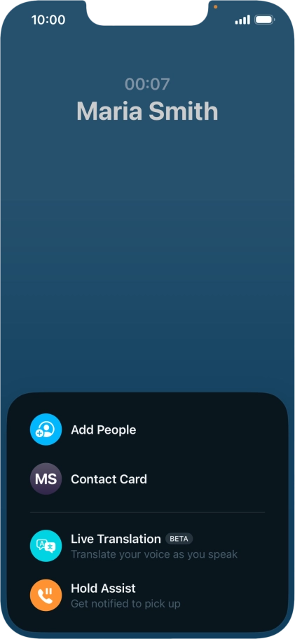 Press Live Translation and follow the instructions on the screen to select the required language settings. Press Live Translation and follow the instructions on the screen to select the required language settings.