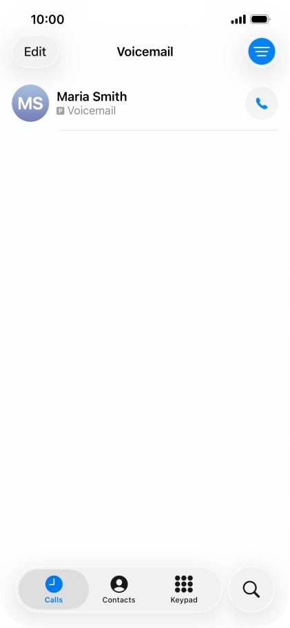 Press the required message. Press the required message.