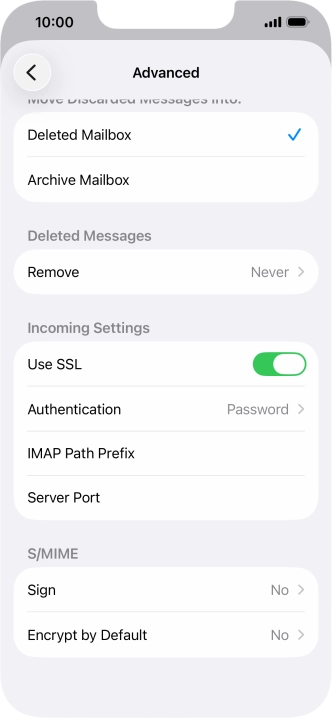 Press Authentication.