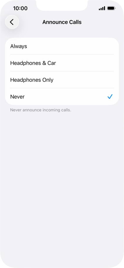 Press Always to turn on the function when silent mode is turned off. Press Always to turn on the function when silent mode is turned off.