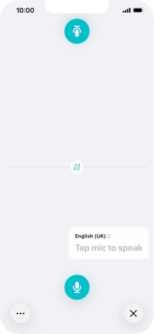 Press the end icon to end two-way view. Press the end icon to end two-way view.