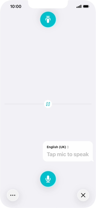 Press the end icon to end two-way view. Press the end icon to end two-way view.