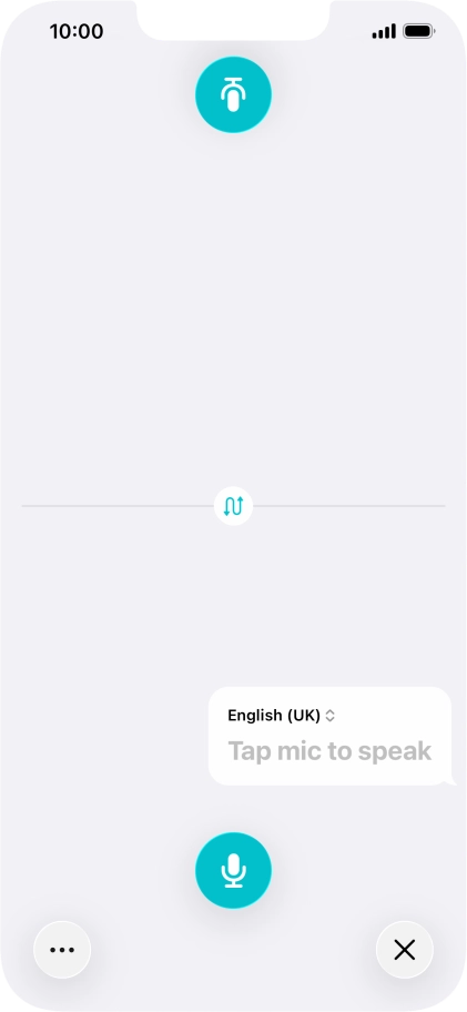 Press the end icon to end two-way view. Press the end icon to end two-way view.