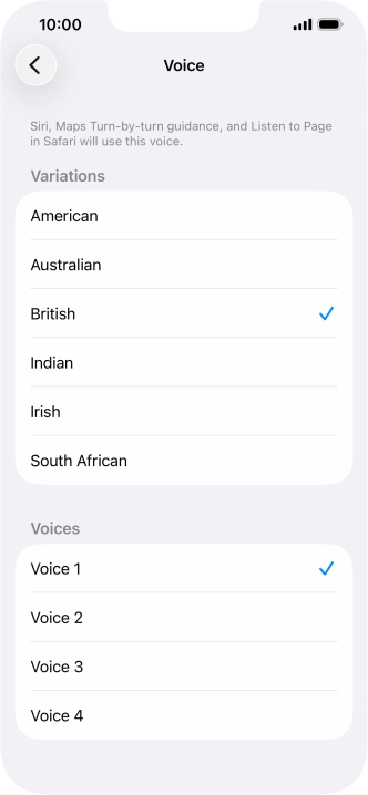Press the required accent. Press the required accent.