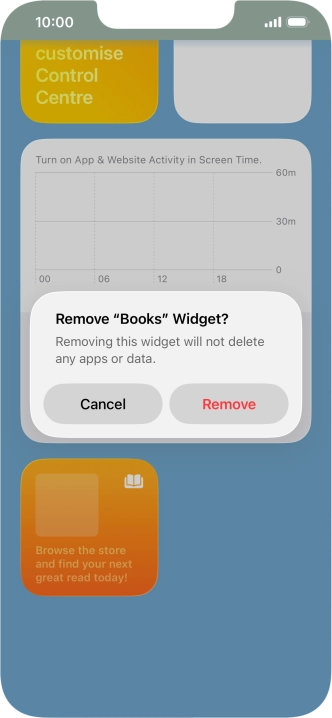Press Remove. Press Remove.