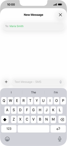 Press the microphone icon and say the required text. Press the microphone icon and say the required text.