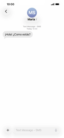 Press and hold the required message for a moment. Press and hold the required message for a moment.