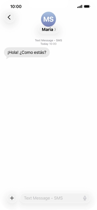 Press and hold the required message for a moment. Press and hold the required message for a moment.