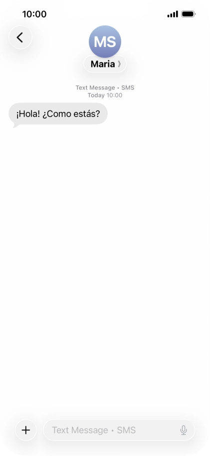 Press and hold the required message for a moment. Press and hold the required message for a moment.