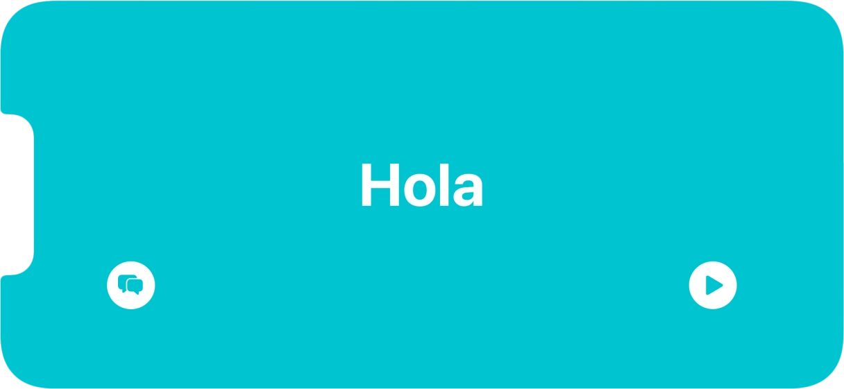 Press the split view icon to go back to display of both languages. Press the split view icon to go back to display of both languages.