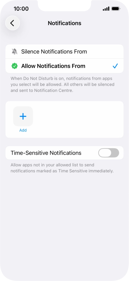 Press the indicator next to Press the indicator next to