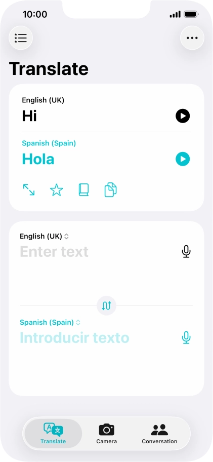 Press the full screen icon. Press the full screen icon.