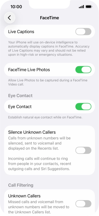 Press the indicator next to Press the indicator next to