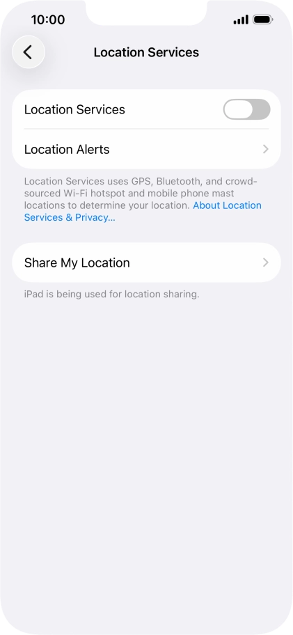 Press the indicator next to Press the indicator next to