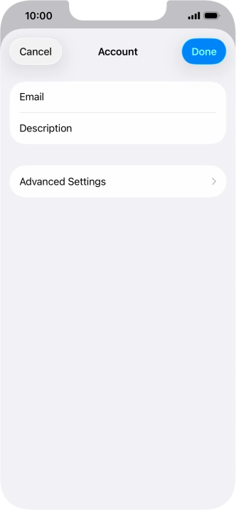 Press Advanced Settings. Press Advanced Settings.
