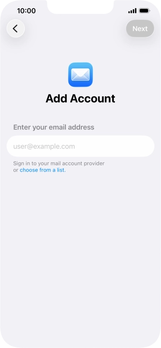 Press the field below 