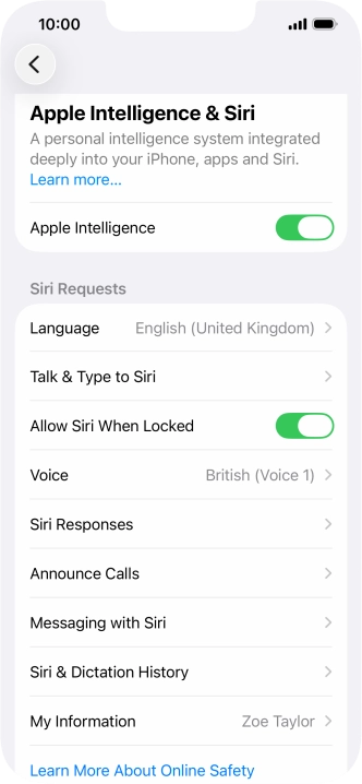 Press the indicator next to Press the indicator next to