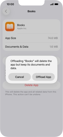 Press Offload App.