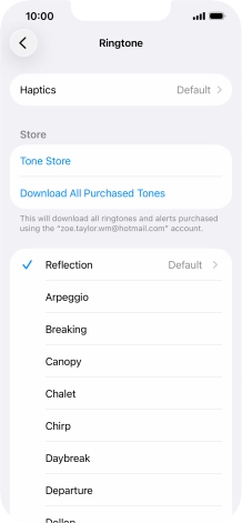 Press the required ring tones to hear them. Press the required ring tones to hear them.