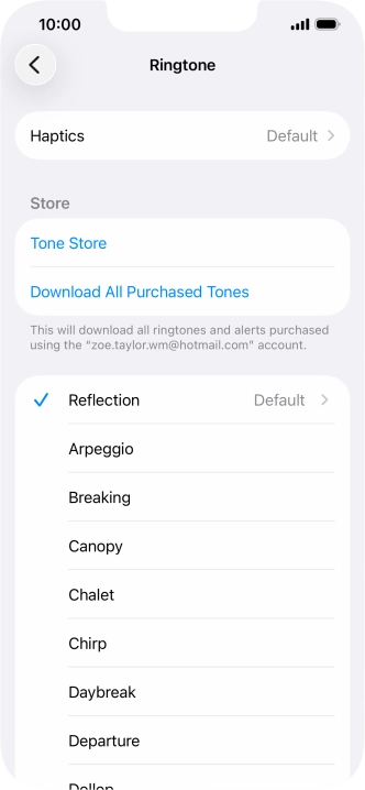 Press the required ring tones to hear them. Press the required ring tones to hear them.