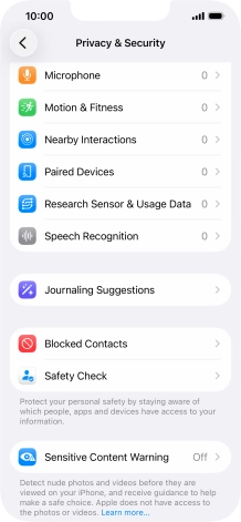 Press Sensitive Content Warning.